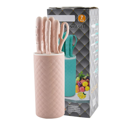 Stainless steel kitchen knife set - 7-piece set