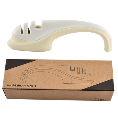 Four-stage household quick knife sharpener