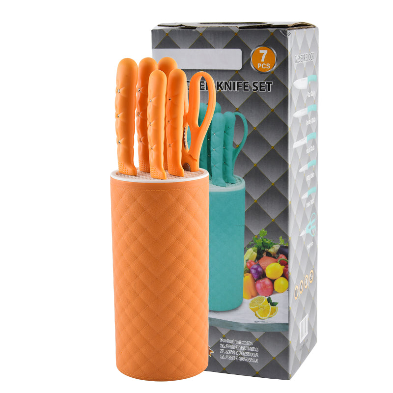 Stainless steel kitchen knife set - 7-piece set
