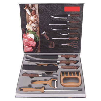 Stainless steel kitchen knife set - 8-piece set
