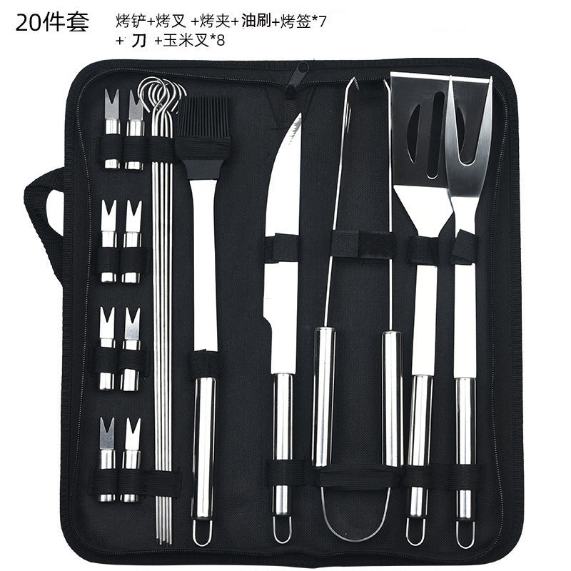 BBQ Stainless Steel Barbecue Tools Set