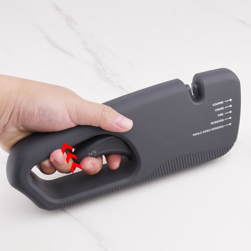 Multifunctional household quick knife sharpener