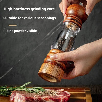 6-inch and 8-inch manual pepper grinder, kitchen use seasoning bottle
