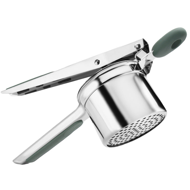 Silicone handle potato masher