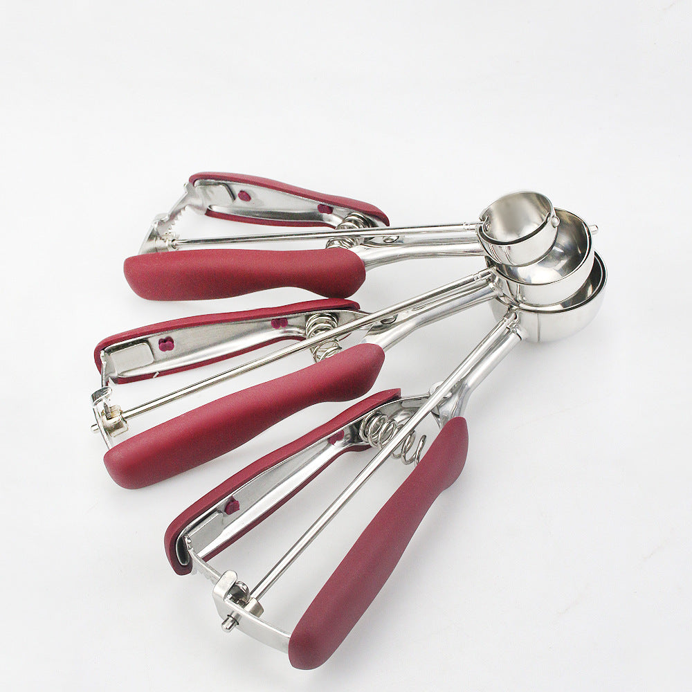 304 stainless steel ice cream scoop / fruit scoop / dessert spoon / ice cream baller
