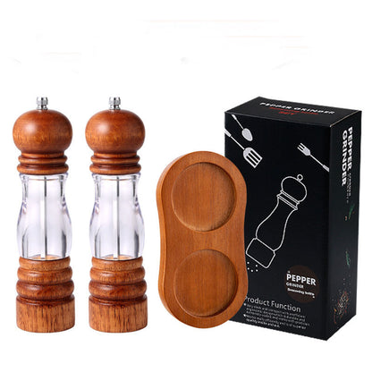 6-inch and 8-inch manual pepper grinder, kitchen use seasoning bottle