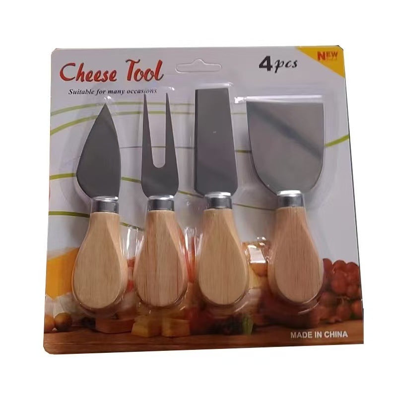 Stainless steel cheese knife set, cheese, milk and butter baking tool set