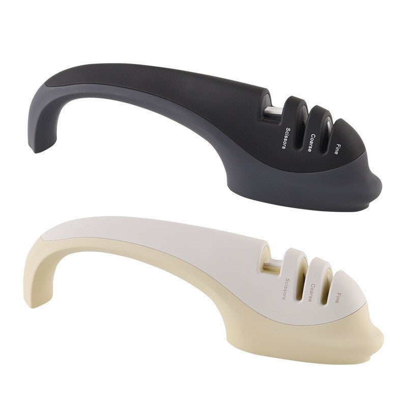 Four-stage household quick knife sharpener