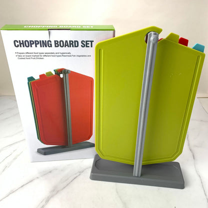 Kitchen household type cutting board / Food-grade baby complementary food plastic cutting board - PP cutting board set of four pieces