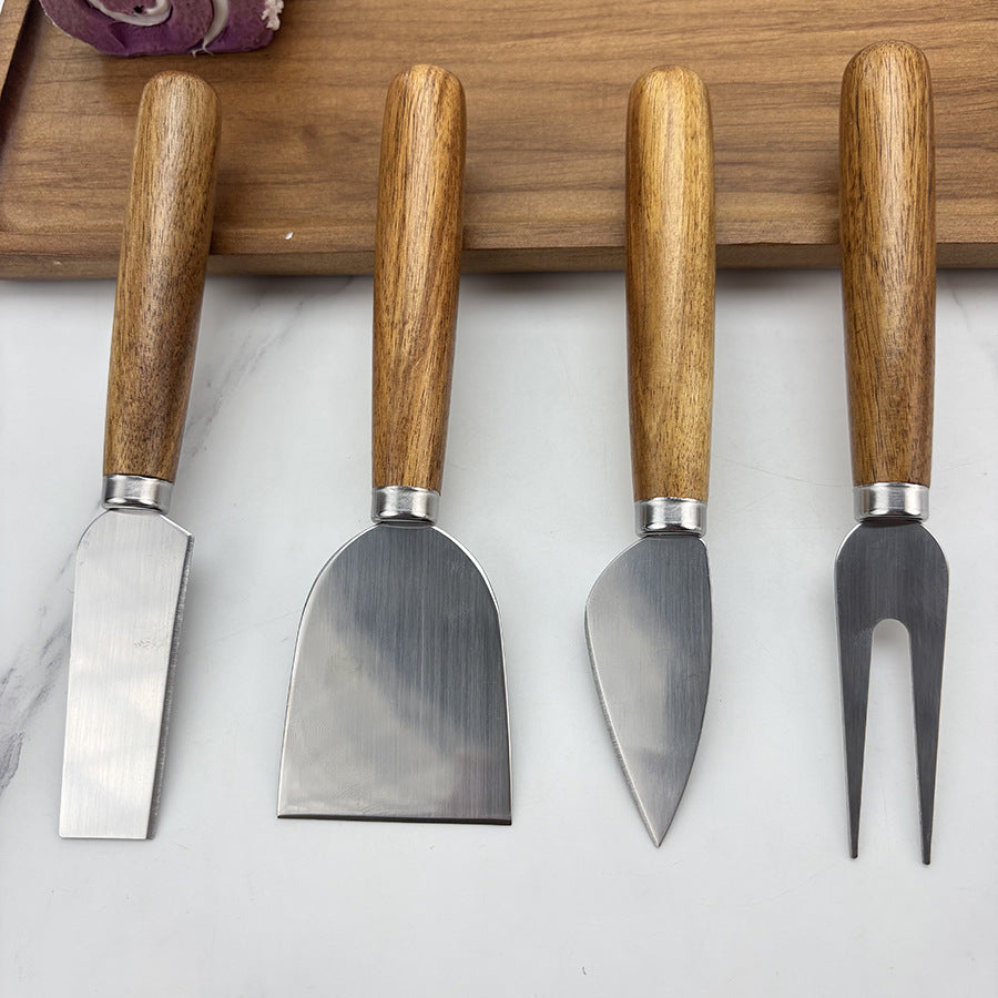 Stainless steel cheese knife set, cheese, milk and butter baking tool set