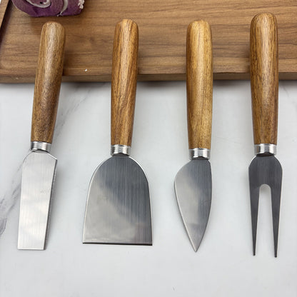 Stainless steel cheese knife set, cheese, milk and butter baking tool set