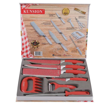 Stainless steel kitchen knife set - 8-piece set