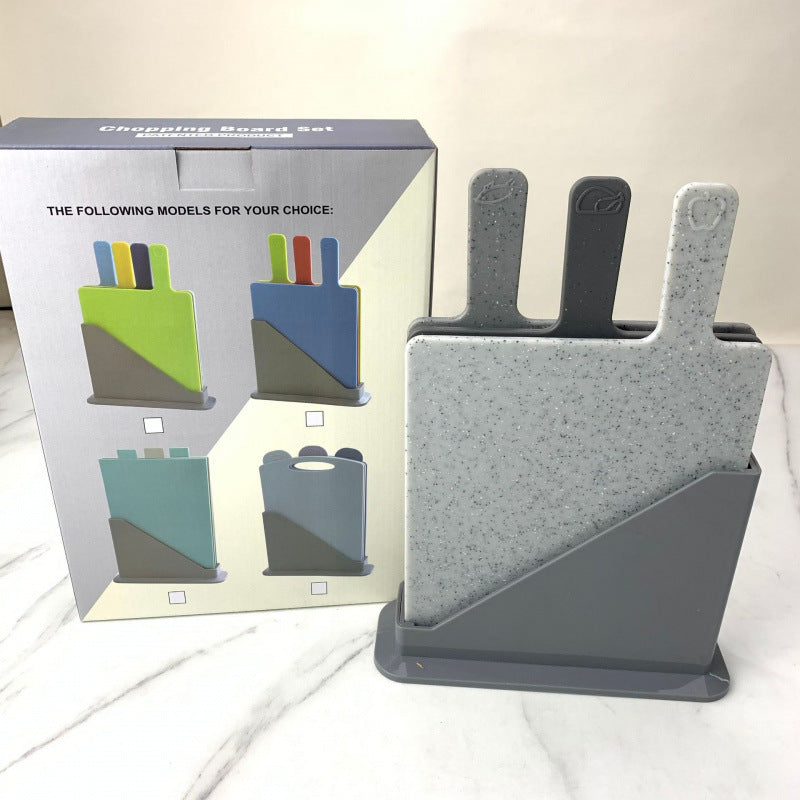 Kitchen household type cutting board / Food-grade baby complementary food plastic cutting board - PP cutting board set of four pieces