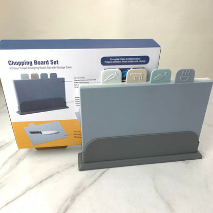 Kitchen household type cutting board / Food-grade baby complementary food plastic cutting board - PP cutting board set of four pieces
