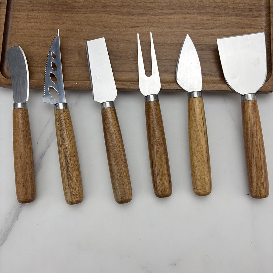Stainless steel cheese knife set, cheese, milk and butter baking tool set