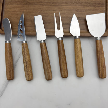 Stainless steel cheese knife set, cheese, milk and butter baking tool set